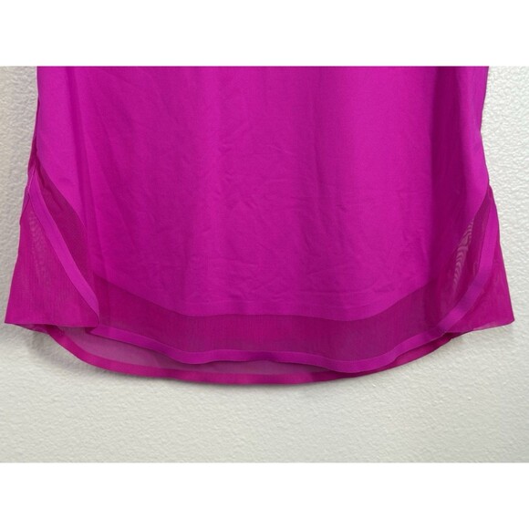 Athleta Fuchsia Pink Cadence Tee Short Sleeve Women's Workout Top Size XS EUC - Picture 4 of 12